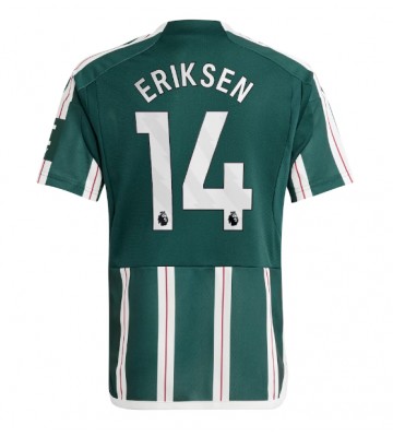 Manchester United Christian Eriksen #14 Bortatröja 2023-24 Kortärmad